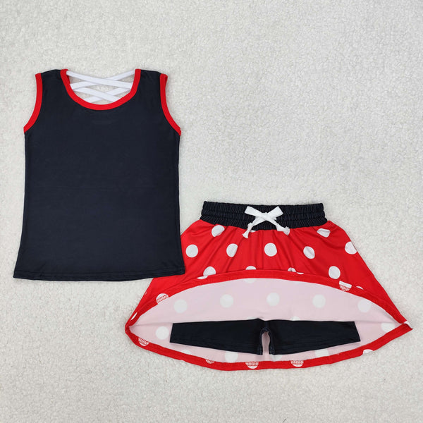 RTS girl summer clothes cartoon princess girl summer clothing set