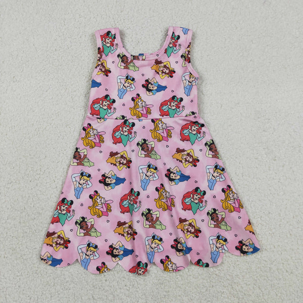 RTS GSD2491 kids girl clothes princess girl summer sports dress quick dry girl summer dress