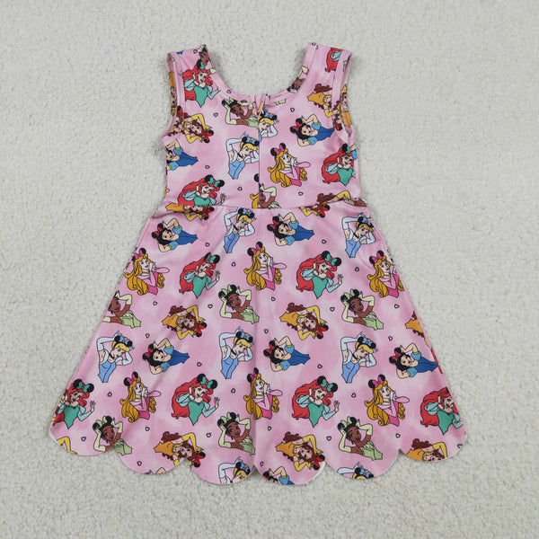 RTS GSD2491 kids girl clothes princess girl summer sports dress quick dry girl summer dress