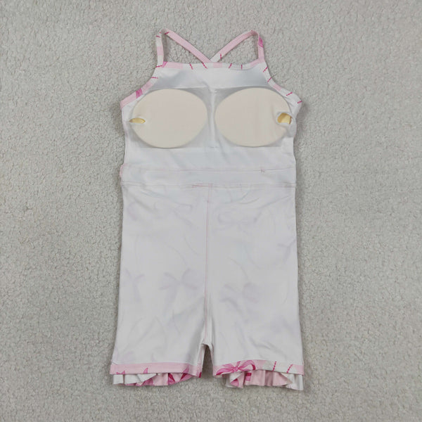 GSD2567 RTS toddler girl clothes baseball girl summer dress yoga clothes sports dress