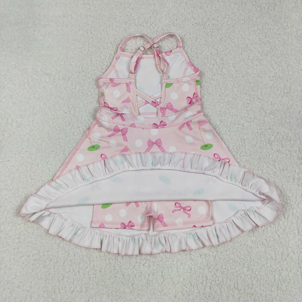RTS baby clothes baby girl summer set bows print baby summer yoga set-2025.7.2
