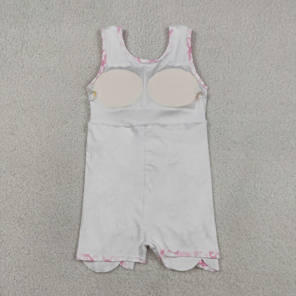 RTS Matching clothing kids bows print clothing girl summer yoga dress-2026.4.25