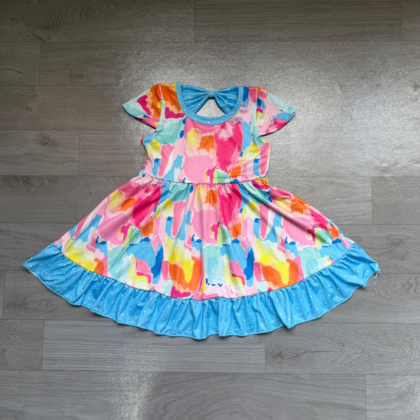 no MOQ GSD2610 pre-order toddler clothes color baby girl summer dress-Real pic 2026.7.17