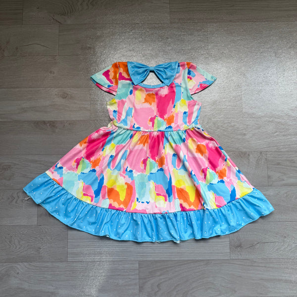 no MOQ GSD2610 pre-order toddler clothes color baby girl summer dress-Real pic 2026.7.17