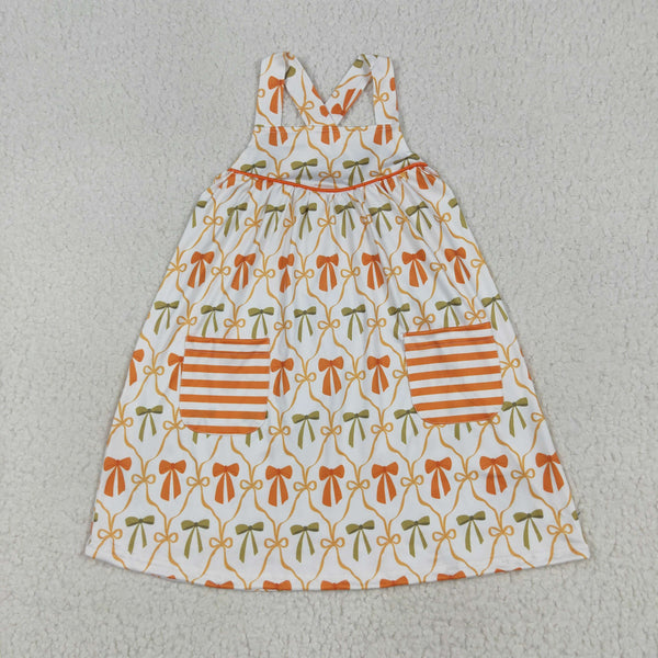 RTS kids matching clothing bows print clothing girl fall winter clothing-2025.8.2
