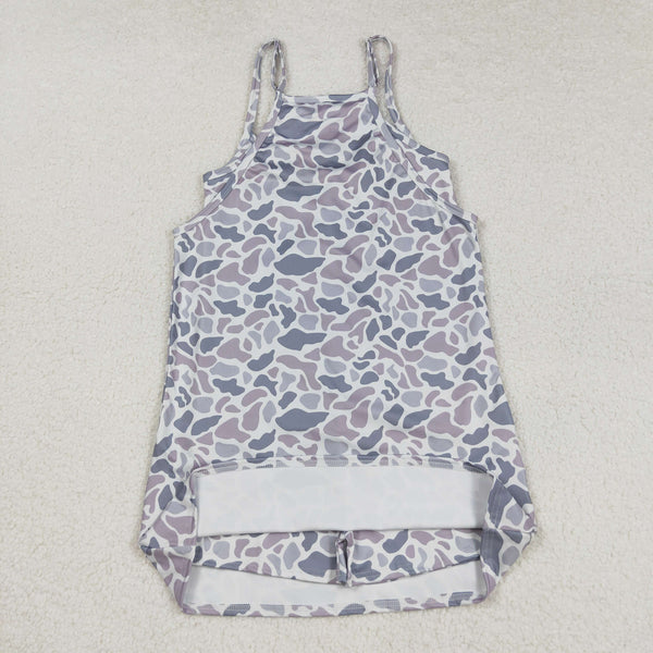 RTS Mummy and me camo summer dress yoga dress