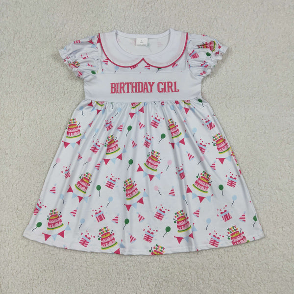 GSD2854 RTS toddler girl clothes birthday girl print girl  summer dress