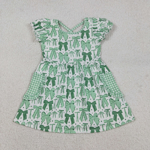 RTS kids matching clothing bows print clothing girl St. Patrick clothing-2025.12.13