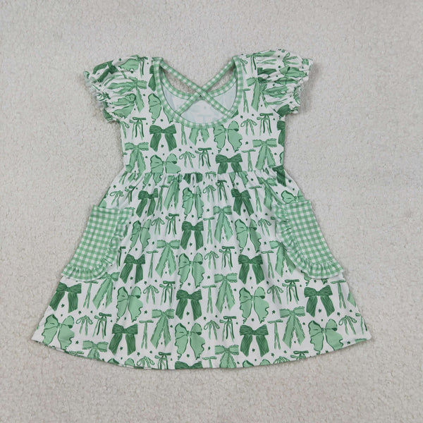 RTS kids matching clothing bows print clothing girl St. Patrick clothing-2025.12.13