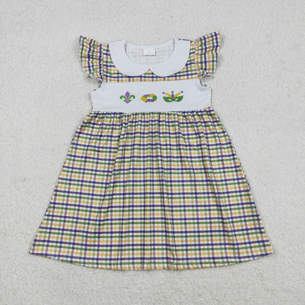 RTS kids matching clothing embroidery mardi gras print clothing baby summer clothing-2026.1.6