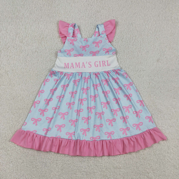 RTS Matching kids clothing mama’s girl print clothing girl summer clothing-2026.4.22