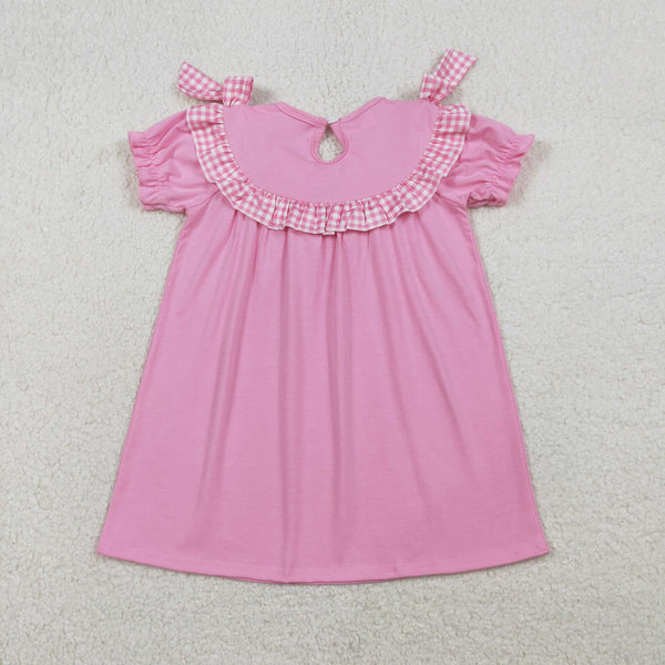 GSD3178 RTS toddler girl clothes cross smock girl easter summer dress
