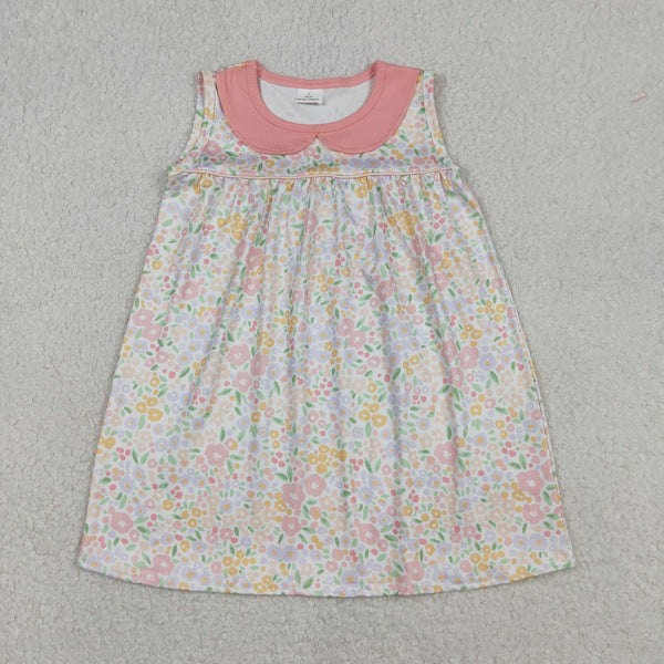 GSD3226 RTS toddler clothes floral  girl summer dress
