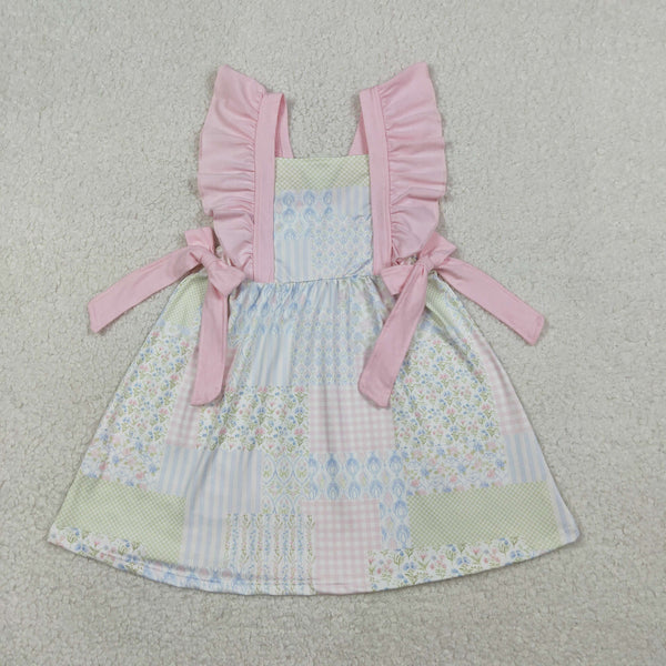 RTS kids matching clothing floral print clothing baby girl summer clothing-2026.2.3
