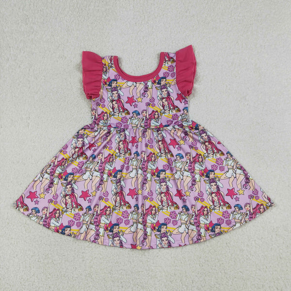 GSD3273 RTS  toddler girl clothes girl summer twirl dress summer dresses