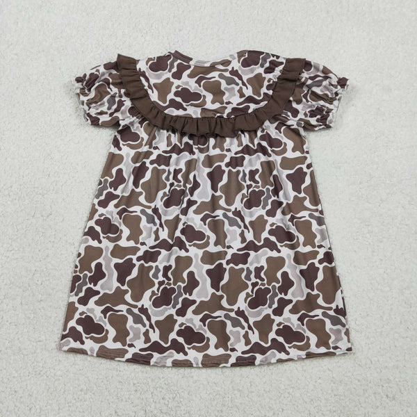 GSD3526 RTS toddler clothes daddy's girl embroidery girl summer dress