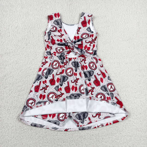 GSD3582 RTS toddler clothes  state girl yoga summer dress sports clothes