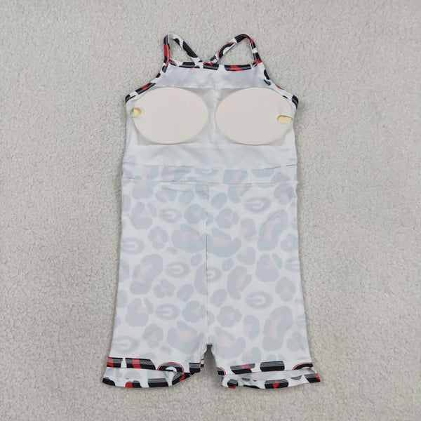 GSD3632 RTS  toddler clothes state camo print girl sports summer dress