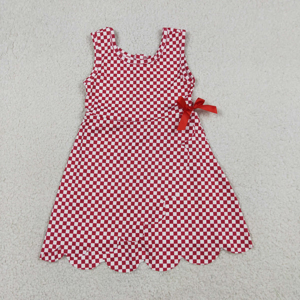 RTS GSD3669 toddler clothes red girl sports yoga summer dress atheletic dress