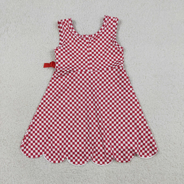 RTS GSD3669 toddler clothes red girl sports yoga summer dress atheletic dress
