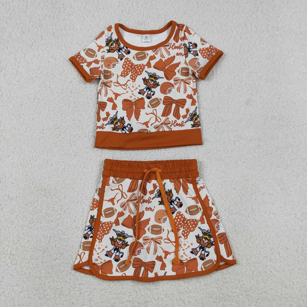 RTS Matching  toddler clothes state print set girls summer yoga clothing-2026.4.22