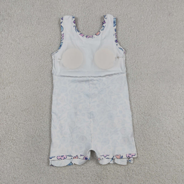 GSD3808 RTS toddler clothes flower girl yoga summer dress sports dresses