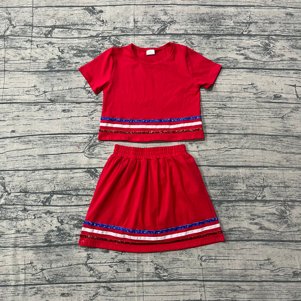 GSD3812 pre-order toddler clothes red print girl summer dress-real pic 2026.4.28