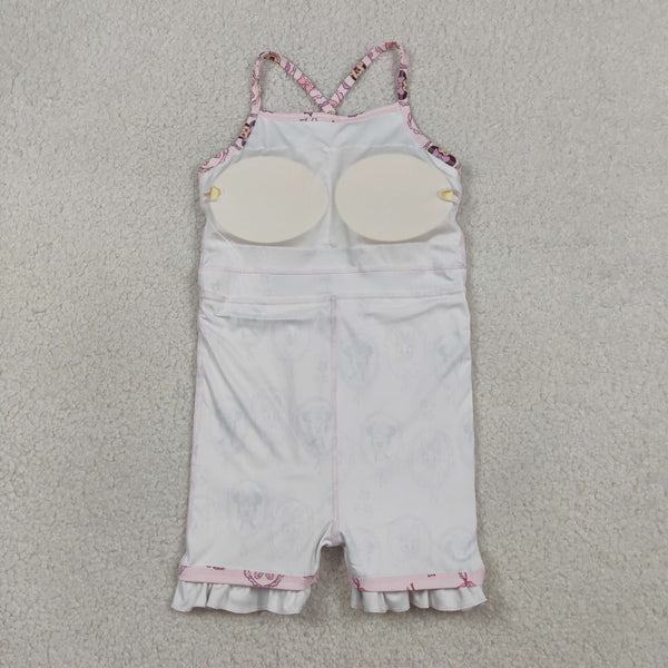 RTS GSD3915 toddler clothes cartoon girl yoga summer dress sports dress