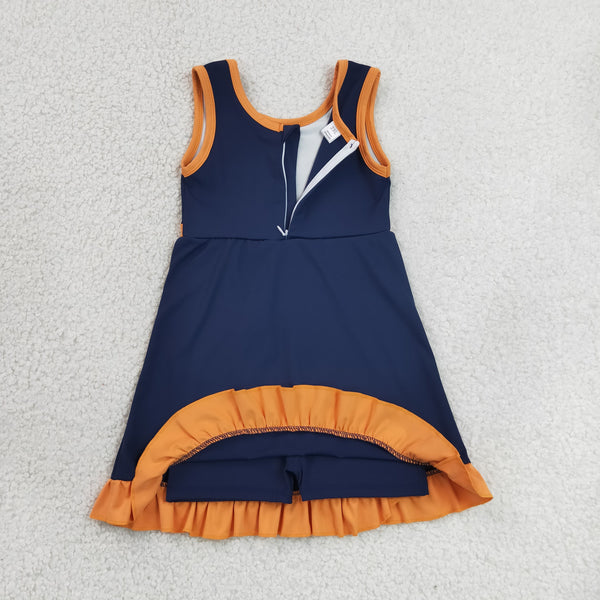 GSD4131 RTS toddler clothes girl yoga summer dress sports clothes