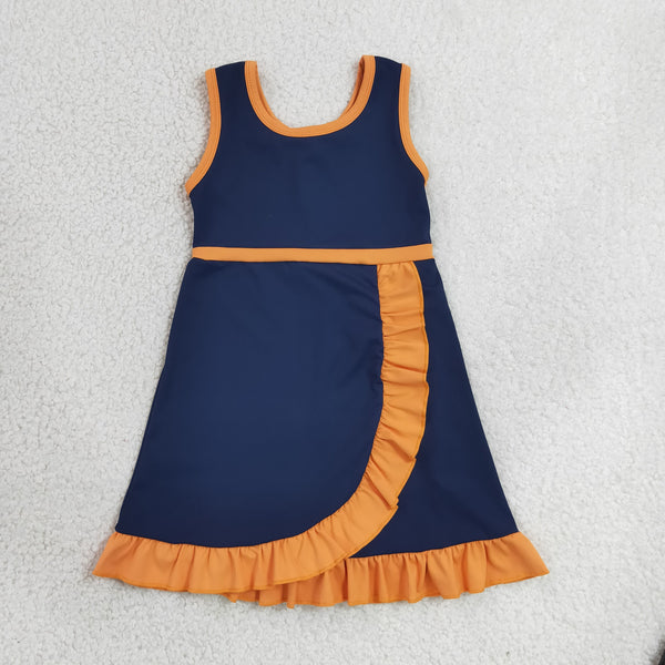 GSD4131 RTS toddler clothes girl yoga summer dress sports clothes