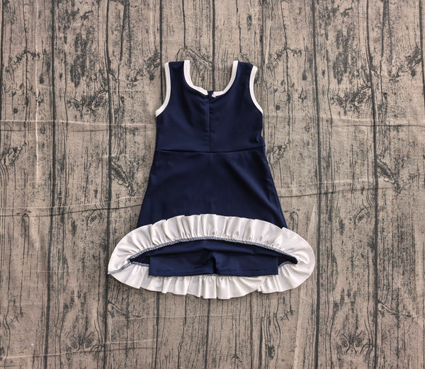 GSD4145 pre-order toddler clothes solid color print girl yoga summer dress-real pic 2026.5.13