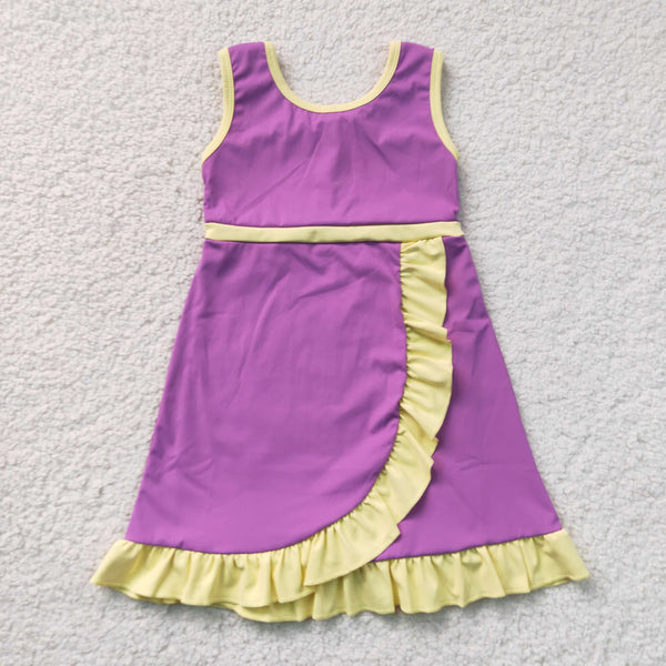 GSD4147 RTS toddler clothes girl yoga summer dress sports clothes