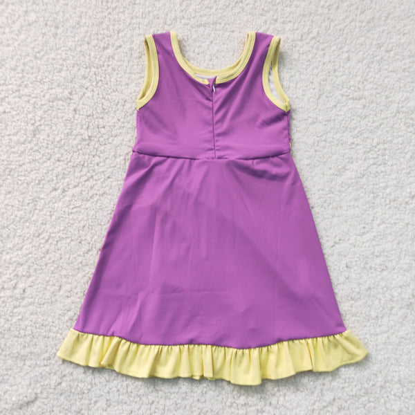 GSD4147 RTS toddler clothes girl yoga summer dress sports clothes