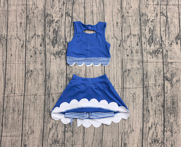 GSD4177  pre-order toddler clothes blue print girl summer yoga set-real pic 2026.5.17