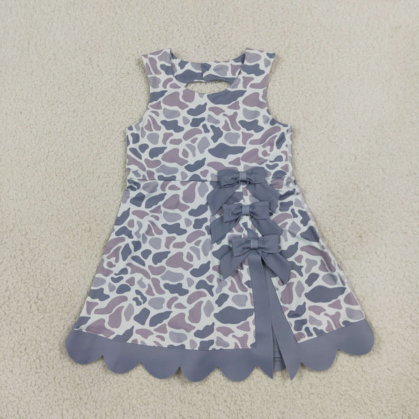 RTS GSD4226 toddler clothes camo girl sports yoga summer dress atheletic dress
