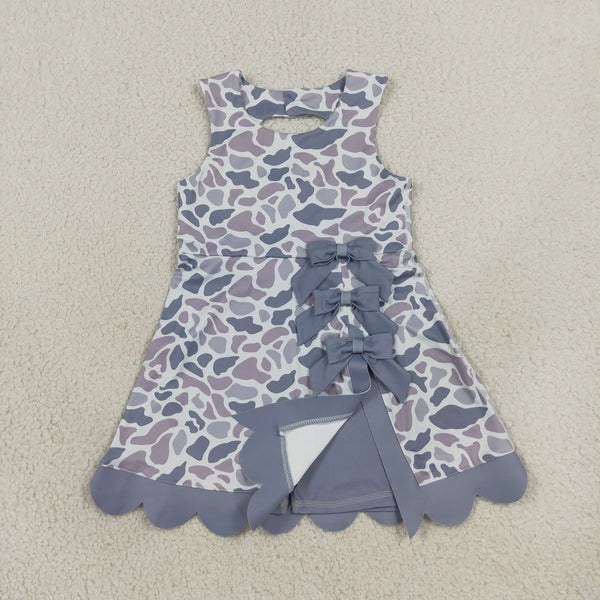 RTS GSD4226 toddler clothes camo girl sports yoga summer dress atheletic dress