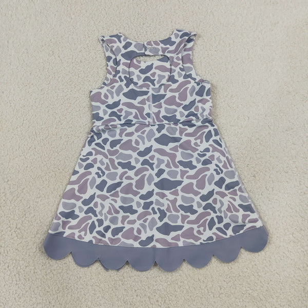 RTS GSD4226 toddler clothes camo girl sports yoga summer dress atheletic dress