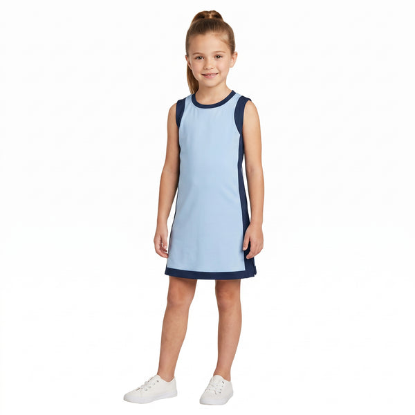 RTS GSD4256 baby girl clothes solid print sleeveless yoga dress