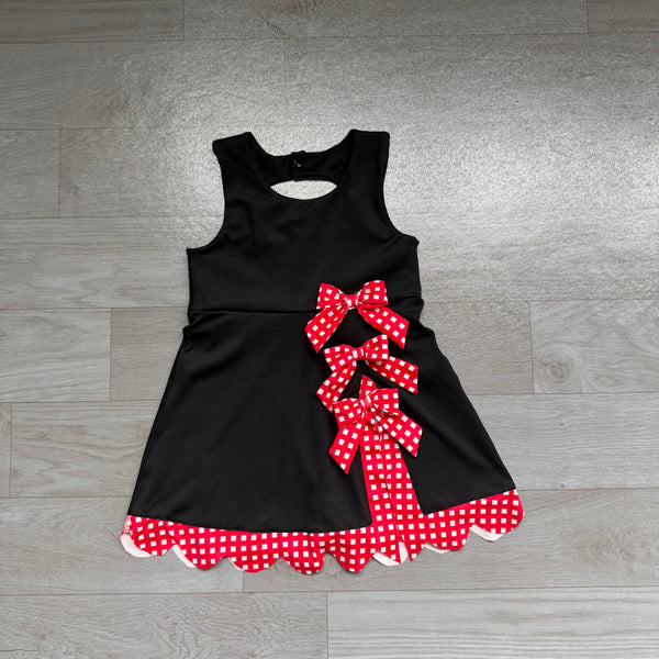 no MOQ GSD4263 pre-order toddler clothes black print girl summer yoga dress-real pic 2026.8.28