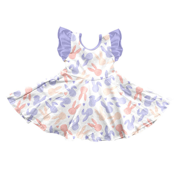 MOQ:5 pcs pre-order Each Style Easter Bunny Ruffles Girl¡®s Dress-2026.8.28