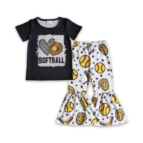 GSPO0215 baby girl clothes softball spring fall outfits