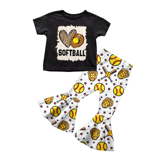 GSPO0215 baby girl clothes softball spring fall outfits