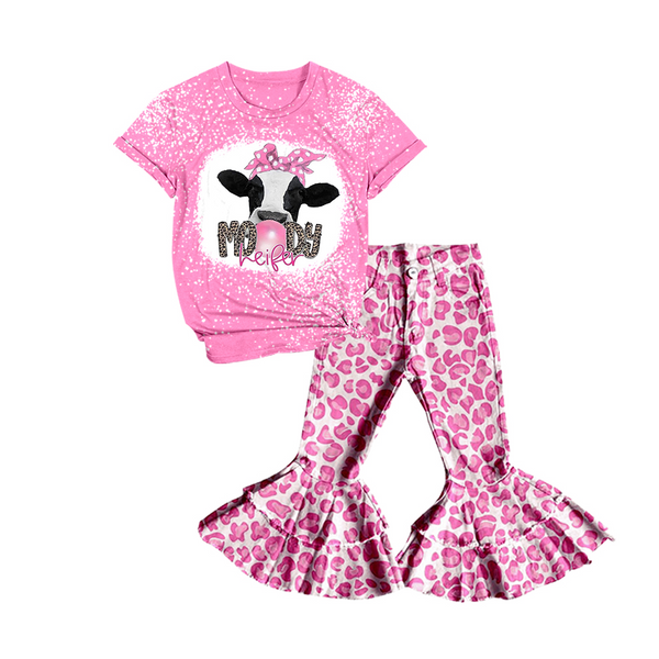 GSPO0444 baby girl clothes moody outfits bell bottom outfit
