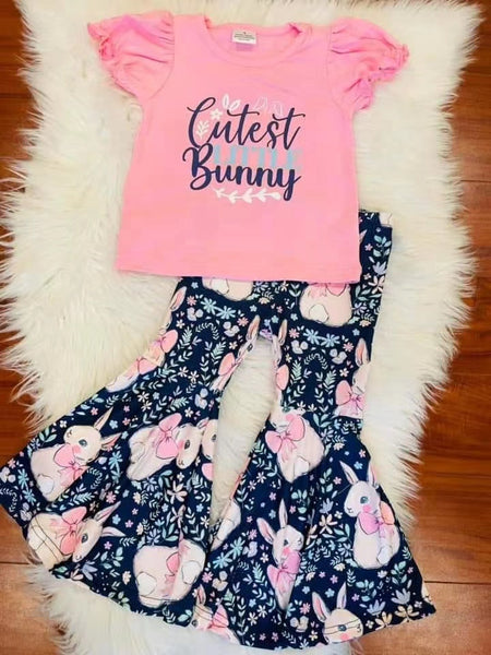 GSPO0461 baby girl clothes bunny easter outfits