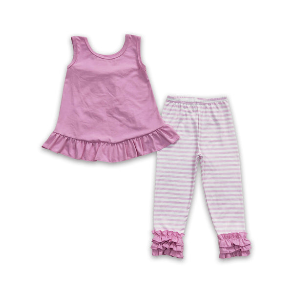 GSPO0507 kids clothes girls pink fall spring outfit