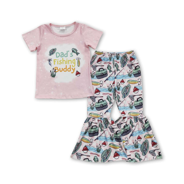 GSPO0672 toddler girl clothes fish girl fall outfit spring set