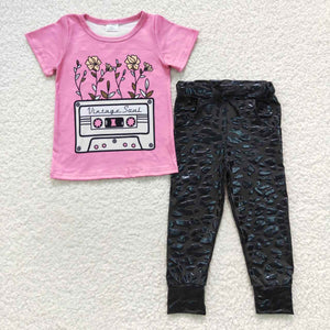 GSPO0816 baby girl clothes girl tape girl fall spring outfit