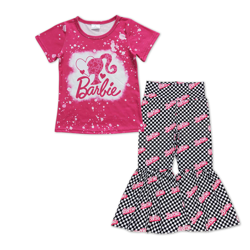 GSPO0993 baby girl clothes girl fall outfit girl bell bottom outfit