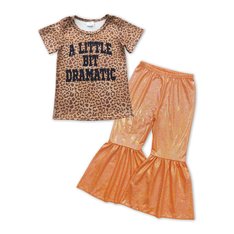 GSPO1071 toddler girl clothes a little bit dramatic girl fall spring outfit