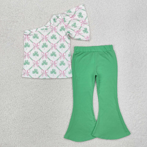 GSPO1793 RTS kids clothing St. Patrick's Day girl clothes